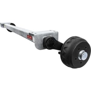 Essieu freiné KNOTT VGB13 pour remorque bateau 1350kg 1700mm 2200mm 5x112