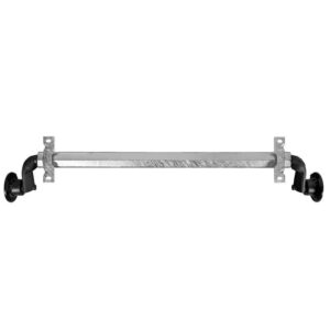 Essieu non freiné AL-KO OPTIMA pour remorque 750kg 1000mm 1430mm 4x100