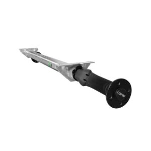 Essieu non freiné AL-KO OPTIMA pour remorque 750kg 1180mm 1560mm 4x100