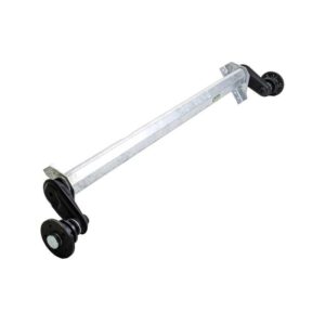 Essieu non freiné AL-KO PLUS pour remorque / dépanneuse 1300kg 1500mm 1950mm 5x112