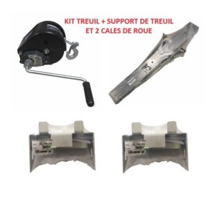 Kit treuil + support et 2 cales de roue pour FRANC PV13 / 360