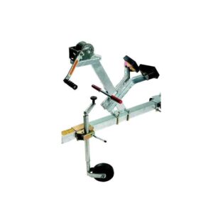 Treuil avec potence butée d'étrave roue jockey