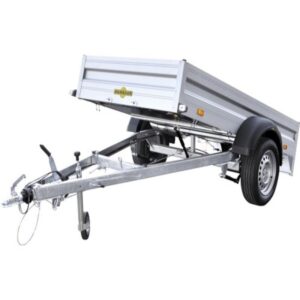 Humbaur Remorque à un essieu Alumaster inclinable 2510x1310x350 mm freinée max. 1300 kg