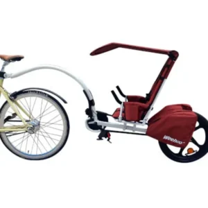 Remorque vélo enfant avec pédales et sacoches Thrill Weehoo